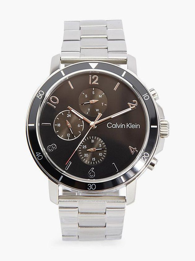 Calvin Klein USA Gauge Sport Mens Watch Silver 8932651-BY